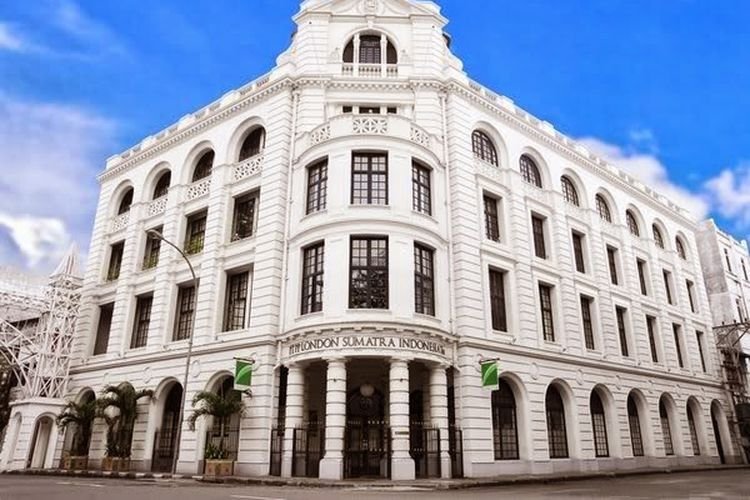 Gedung London Sumatera yang berdiri megah di Medan.