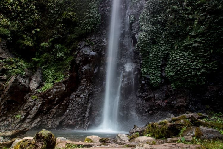 Air terjun Tancak di Jember, Jawa Timur.